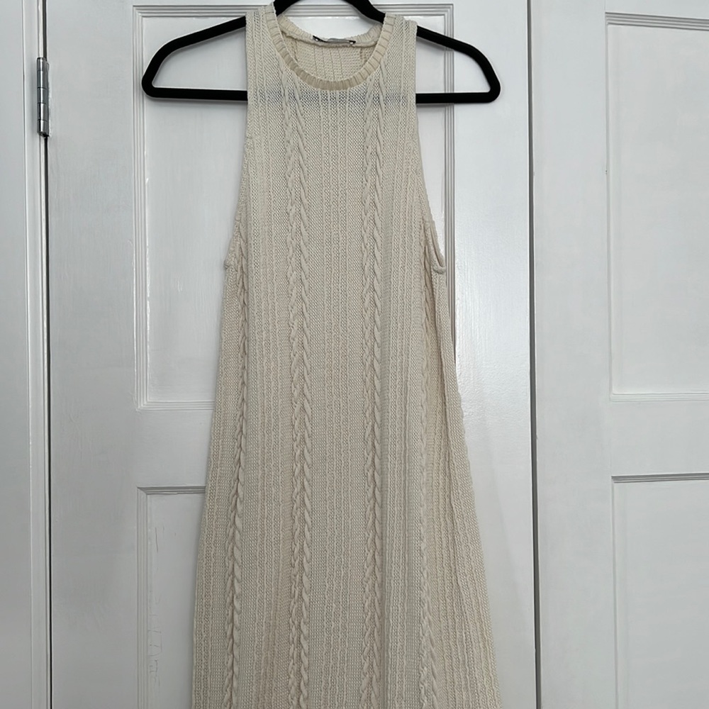 Zara cable knit dress